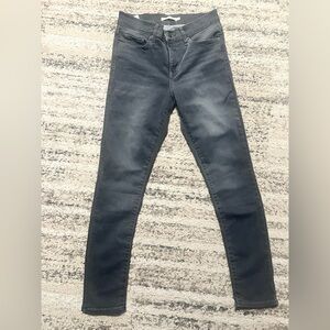 Gray Levi Skinny Jeans